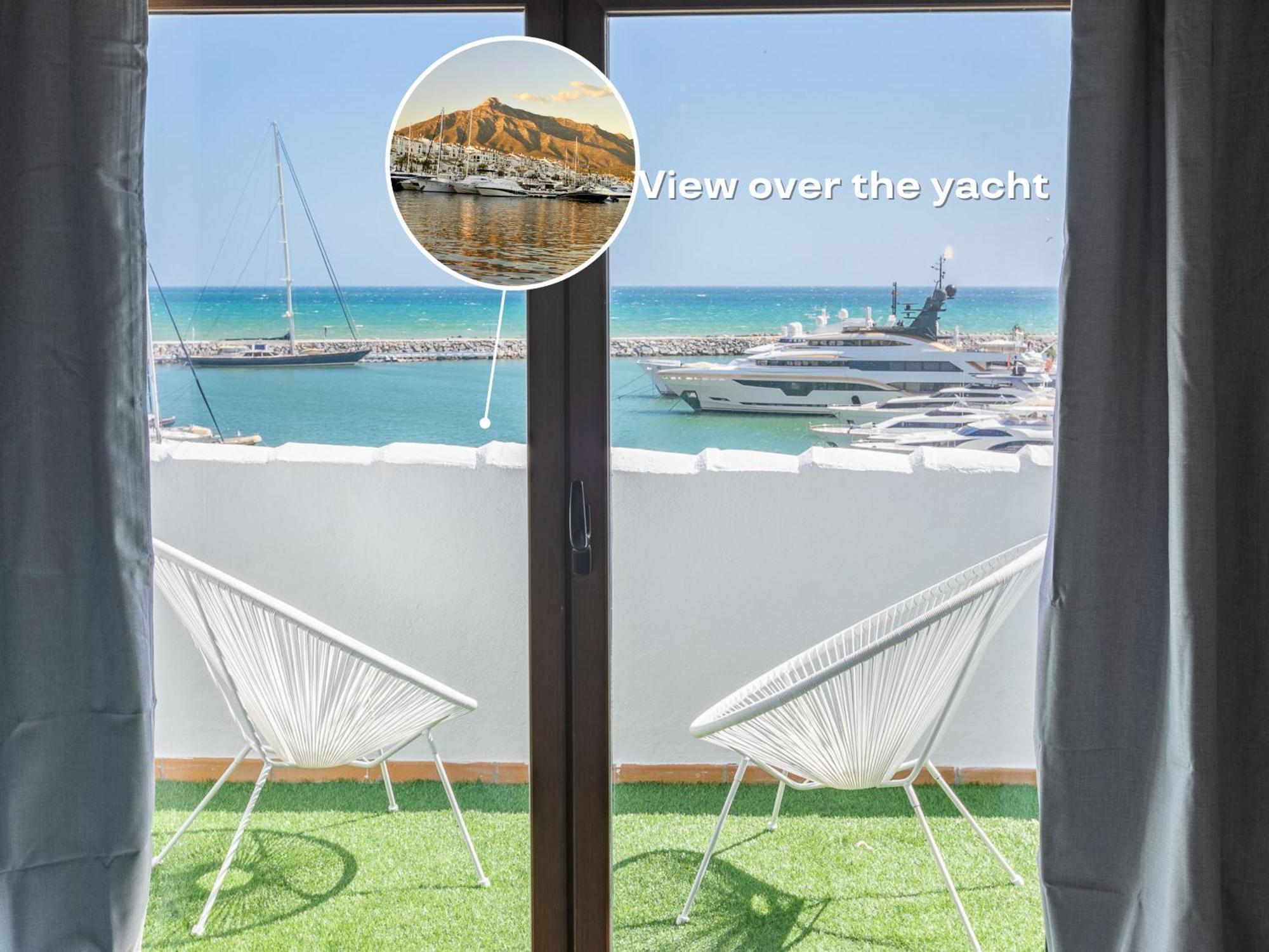 Ferienwohnung Vacation Marbella I Stylish 5Bdr Penthouse, Sea And Marina View Exterior foto