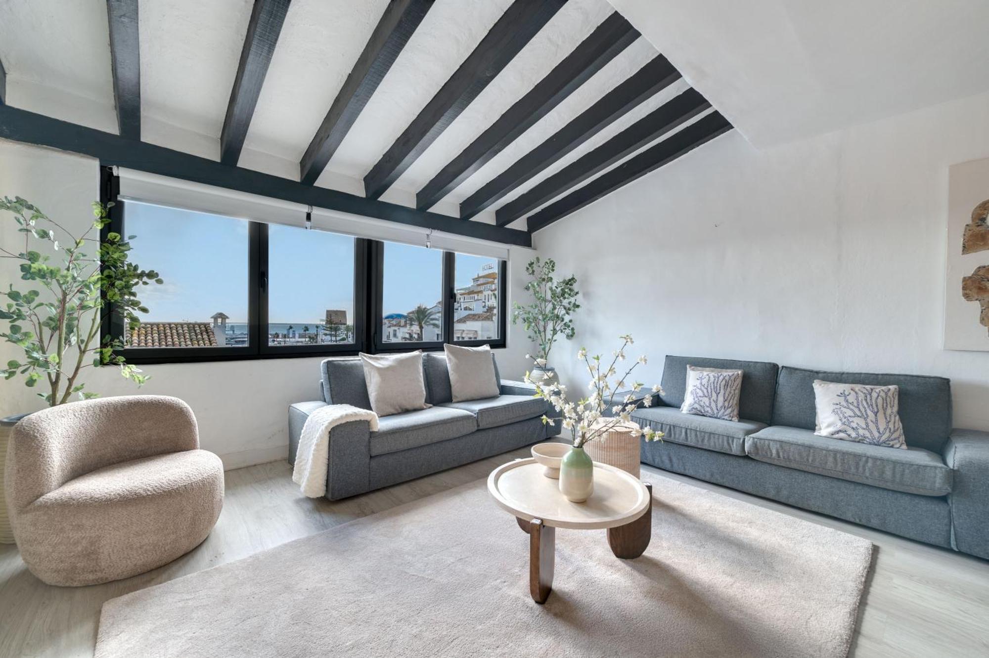 Ferienwohnung Vacation Marbella I Stylish 5Bdr Penthouse, Sea And Marina View Exterior foto