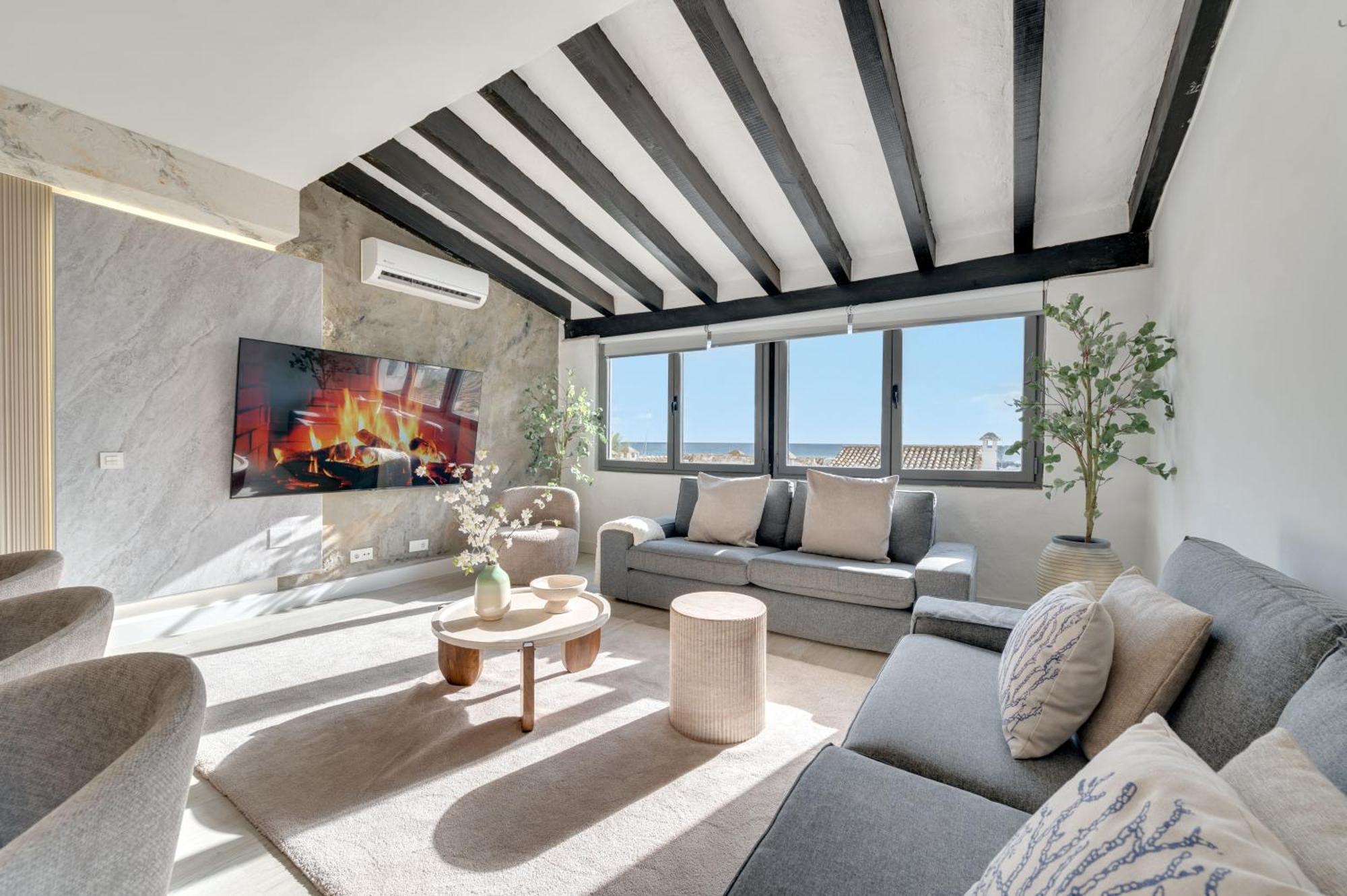 Ferienwohnung Vacation Marbella I Stylish 5Bdr Penthouse, Sea And Marina View Exterior foto