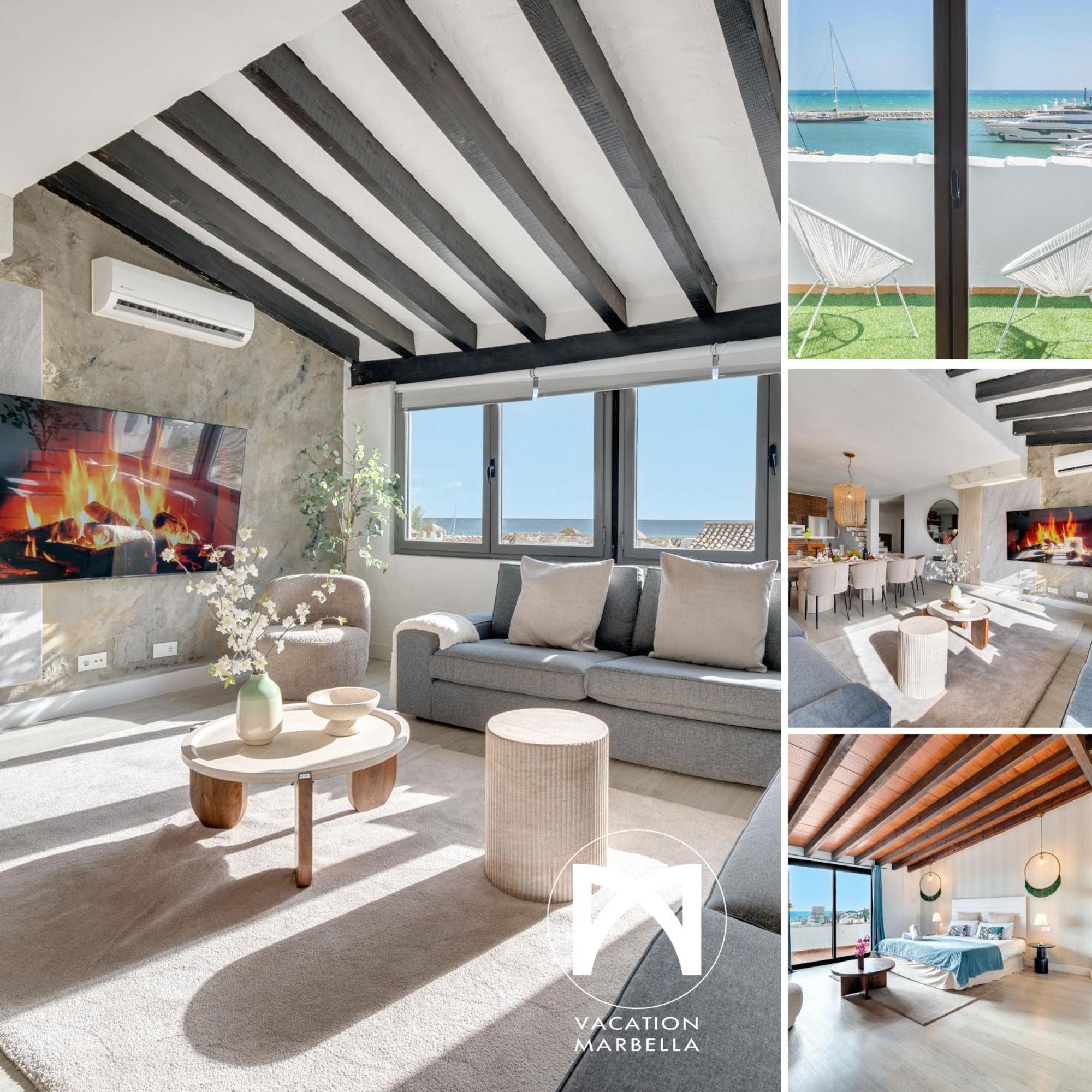 Ferienwohnung Vacation Marbella I Stylish 5Bdr Penthouse, Sea And Marina View Exterior foto